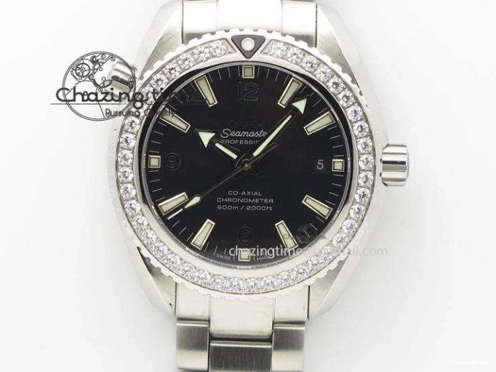 0414 Snug Seamaster Edizione Venezia RG Best Edition Blue Dial On Leather Strap A 8126